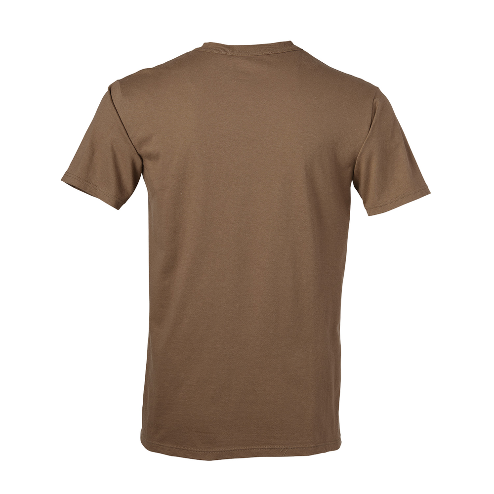 682M Soffe Adult Ringspun Cotton Military Tee - Made in the USA - Back Image