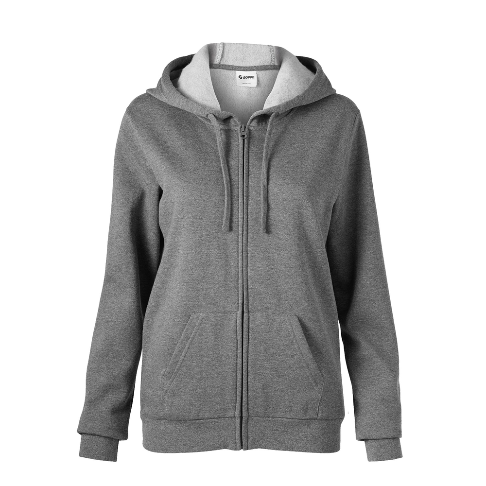 7336V Soffe Women's Core Fleece Full Zip Hoodie Zoom Image