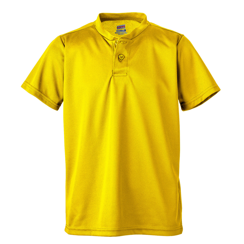 996Y Soffe YTH DRI 2 BTN HENLEY POLY 996Y Soffe YTH DRI 2 BTN HENLEY POLY