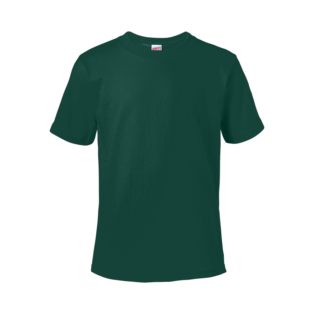 B345 Soffe Youth Midweight Cotton Tee B345 Soffe Youth Midweight Cotton Tee