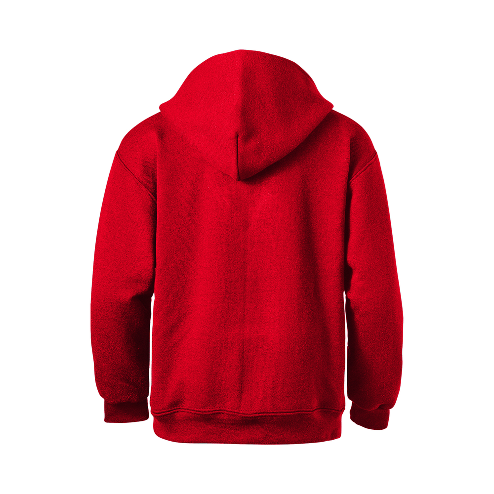 B9078 Soffe Youth Classic Zip Hooded Sweatshirt - Back Image