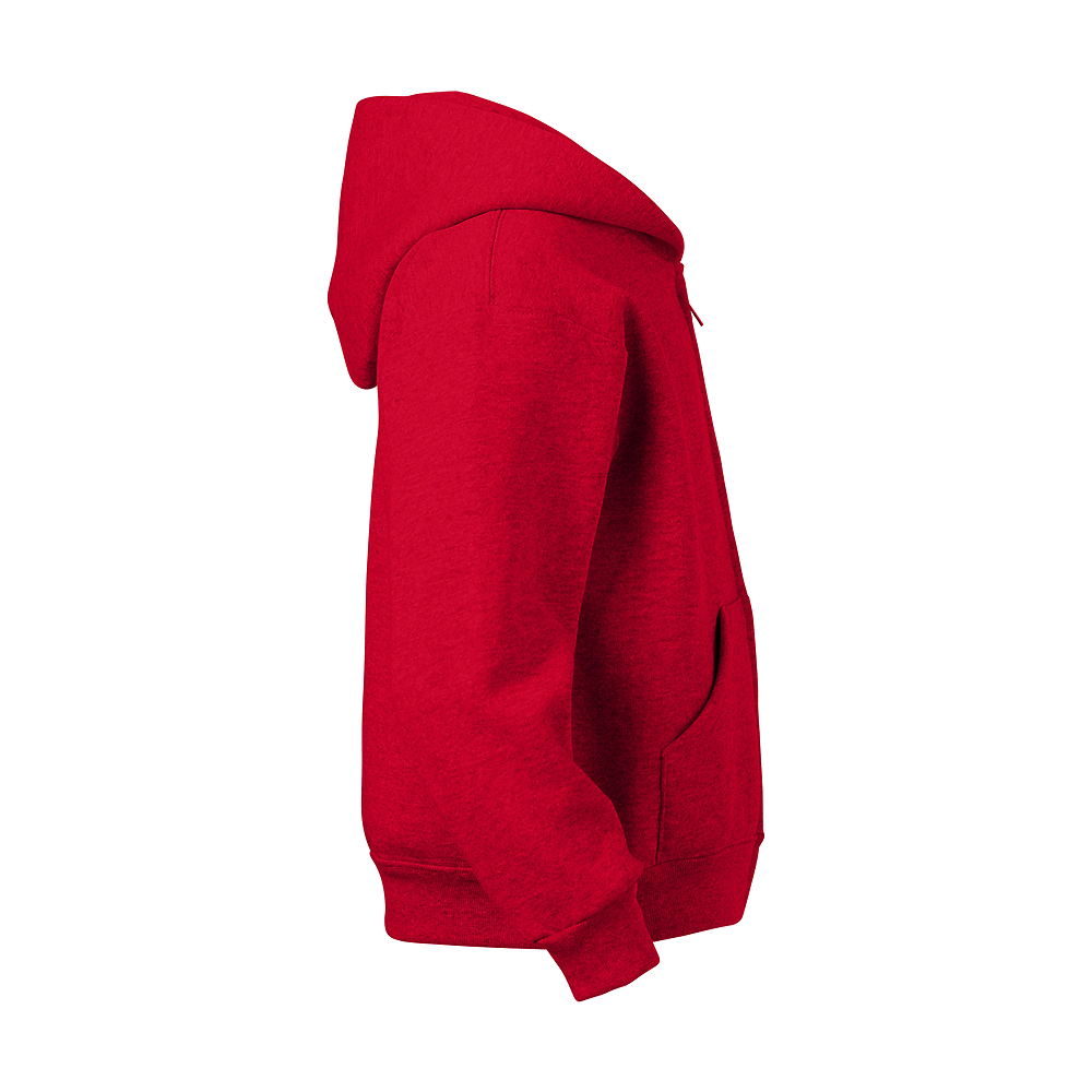 J9078 Soffe Juvenile Classic Zip Hooded Sweatshirt - Siide Image