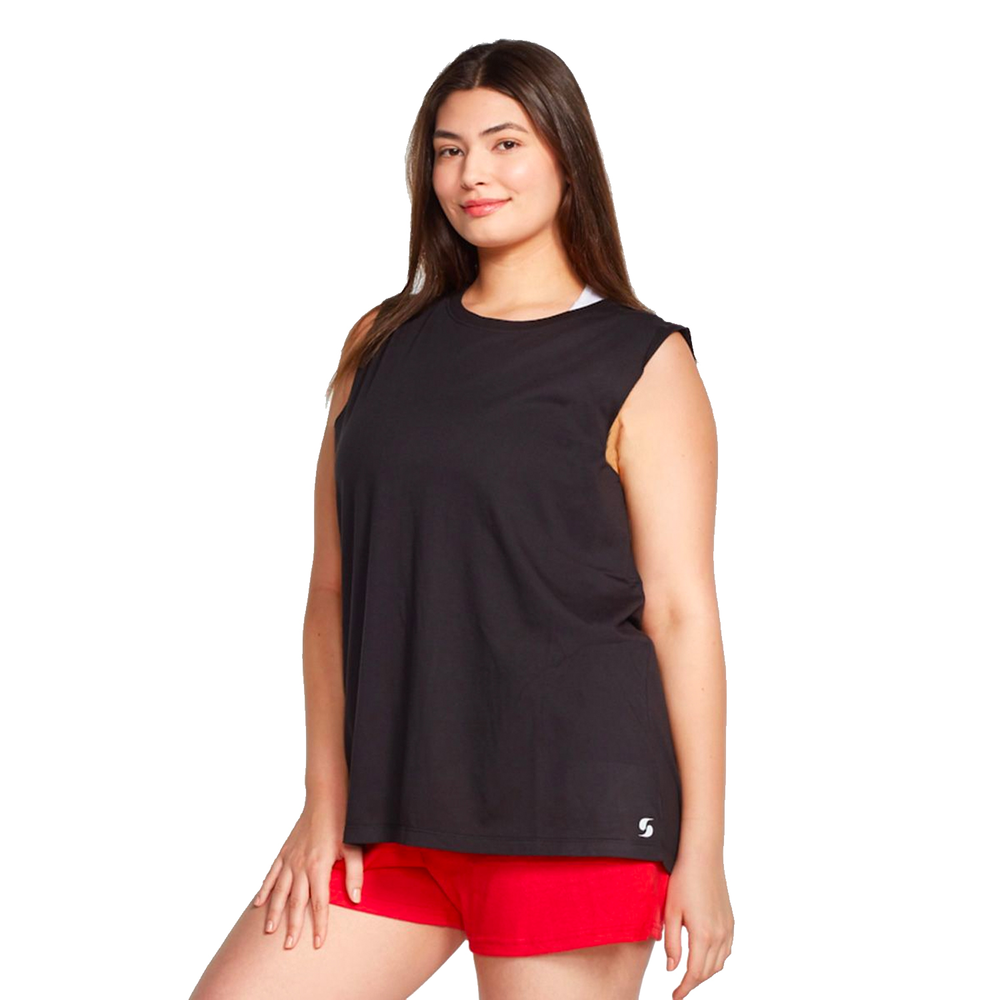 S6552CP Soffe Curves Boyfriend Tank S6552CP Soffe Curves Boyfriend Tank