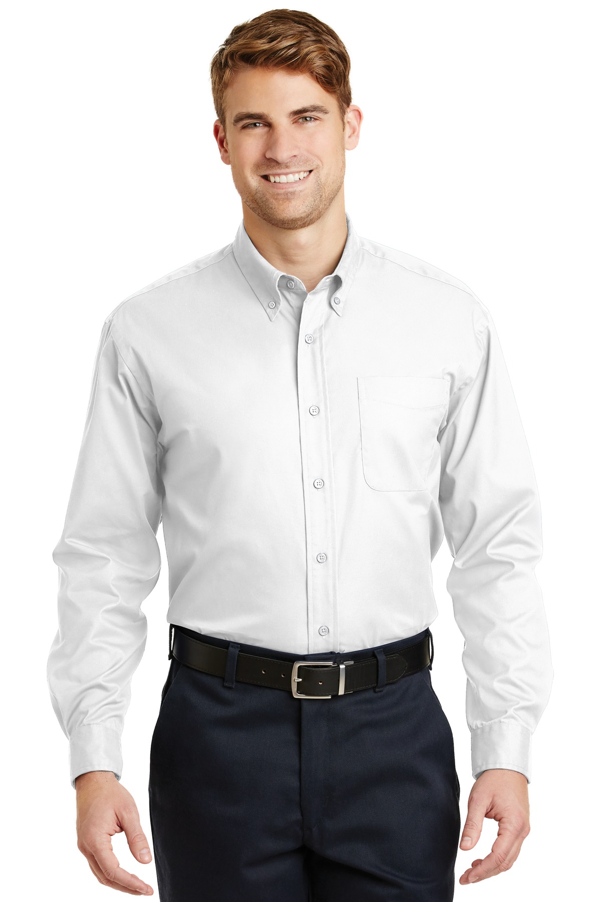 SP17 CornerStone - Long Sleeve SuperPro Twill Shirt. Zoom Image