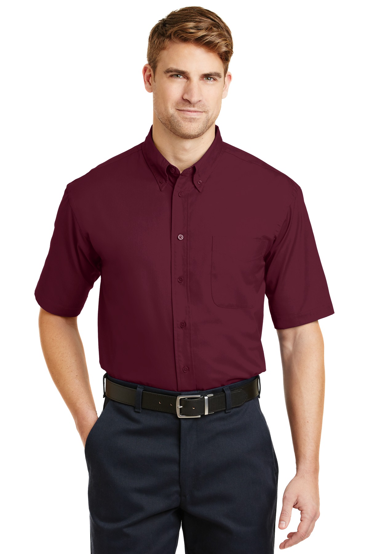 SP18 CornerStone - Short Sleeve SuperPro Twill Shirt.