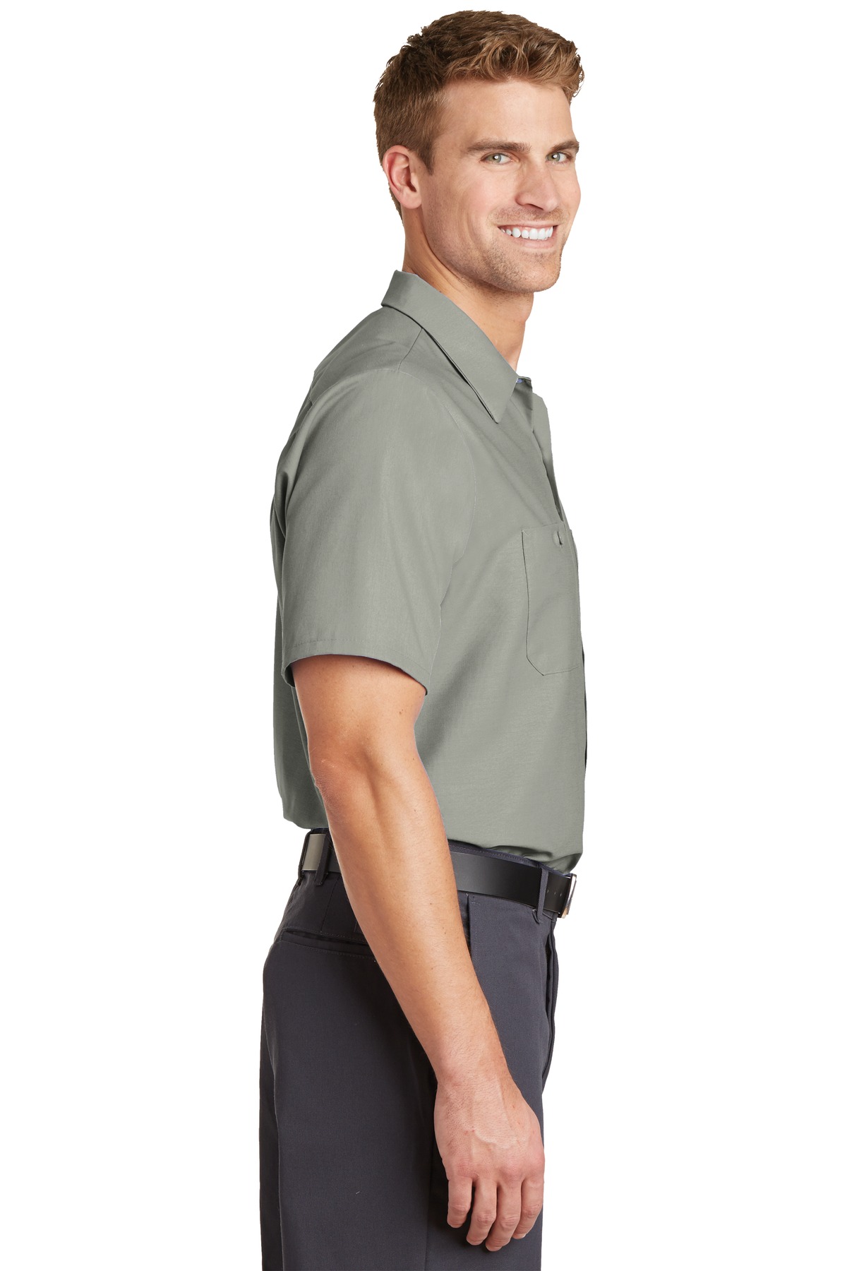 SP24 Red Kap Short Sleeve Industrial Work Shirt. - Siide Image