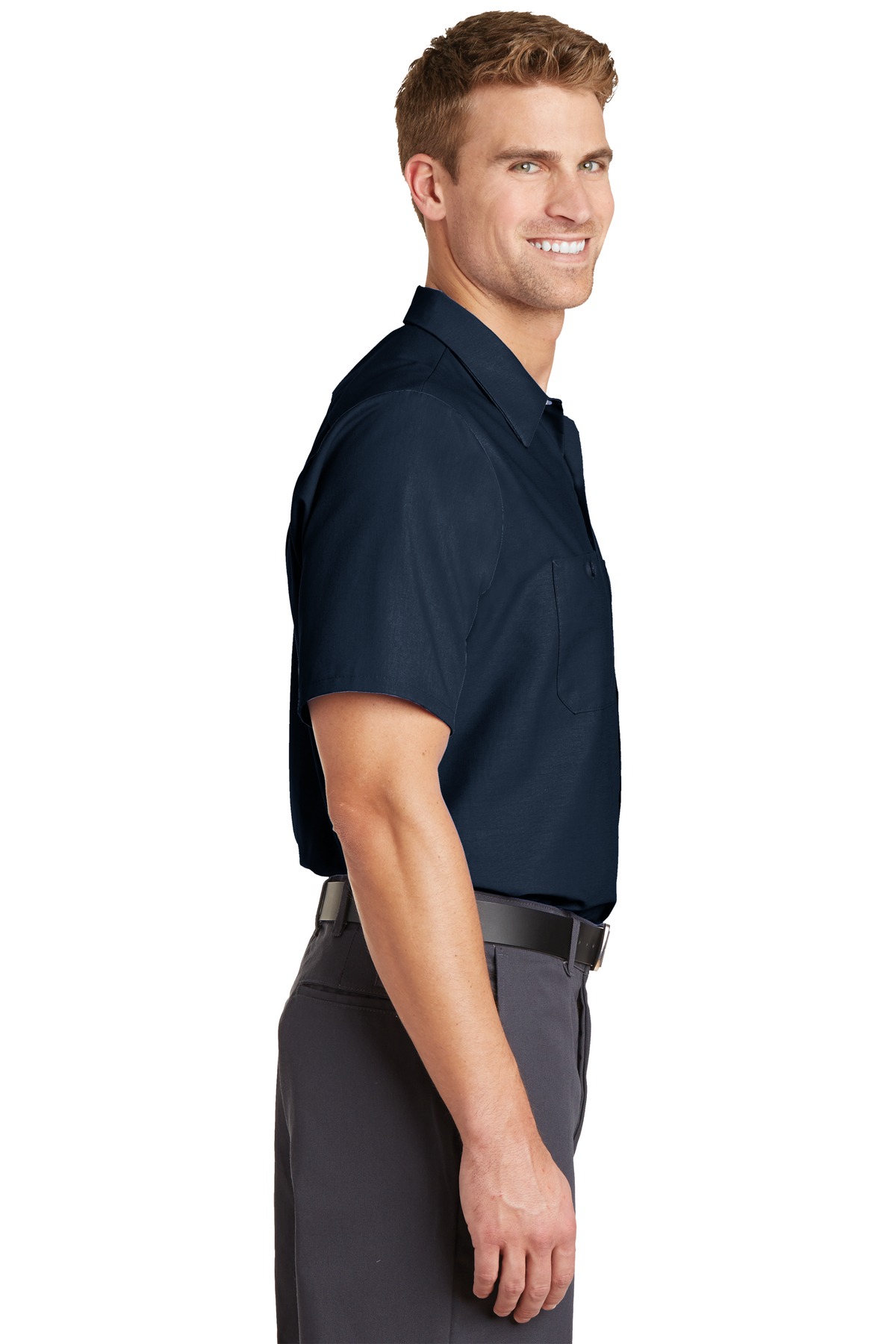 SP24 Red Kap Short Sleeve Industrial Work Shirt. SP24 Red Kap Short Sleeve Industrial Work Shirt. - Siide Image