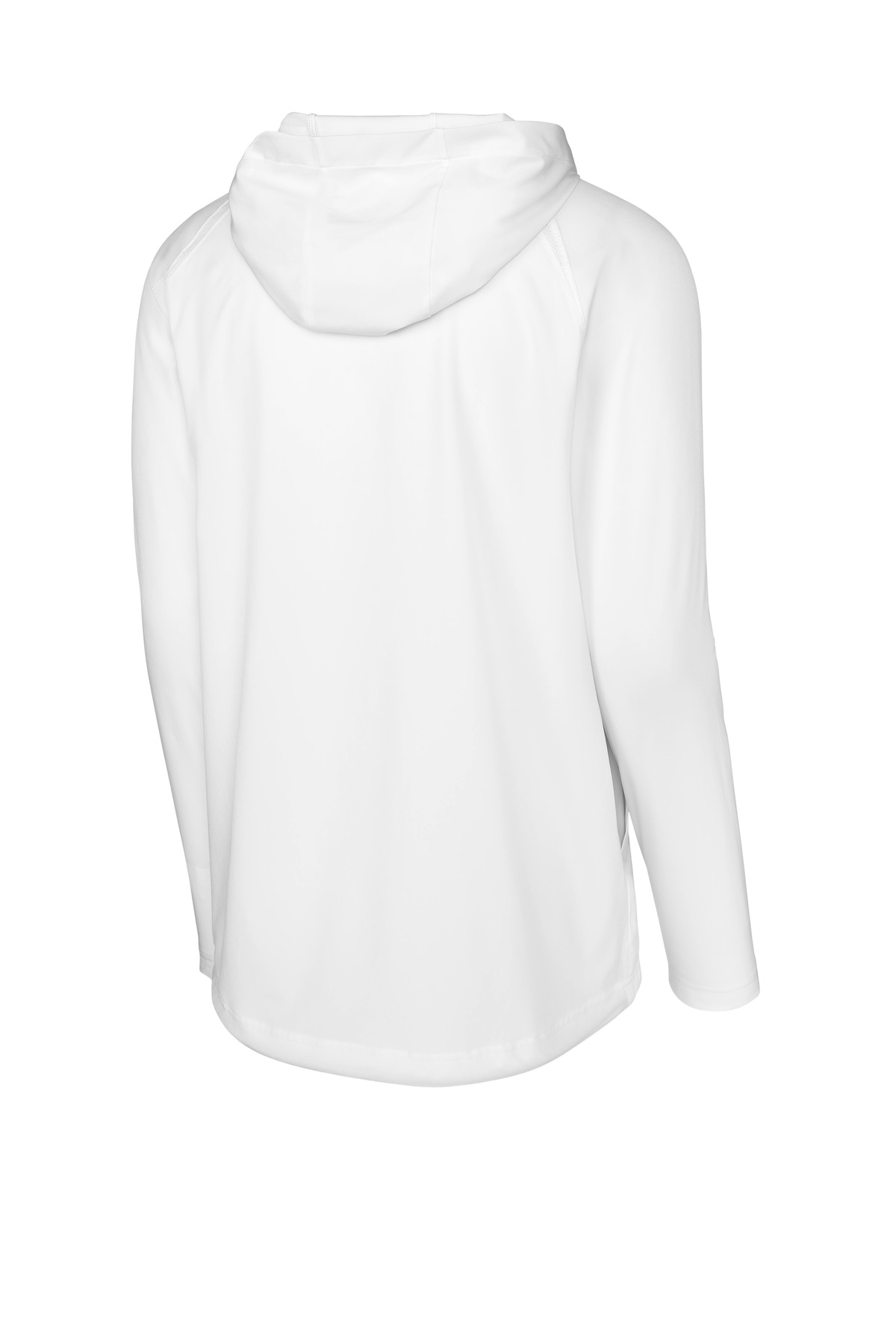 JST488 Sport-Tek Repeat 1/2-Zip Long Sleeve Hooded Jacket - Back Image
