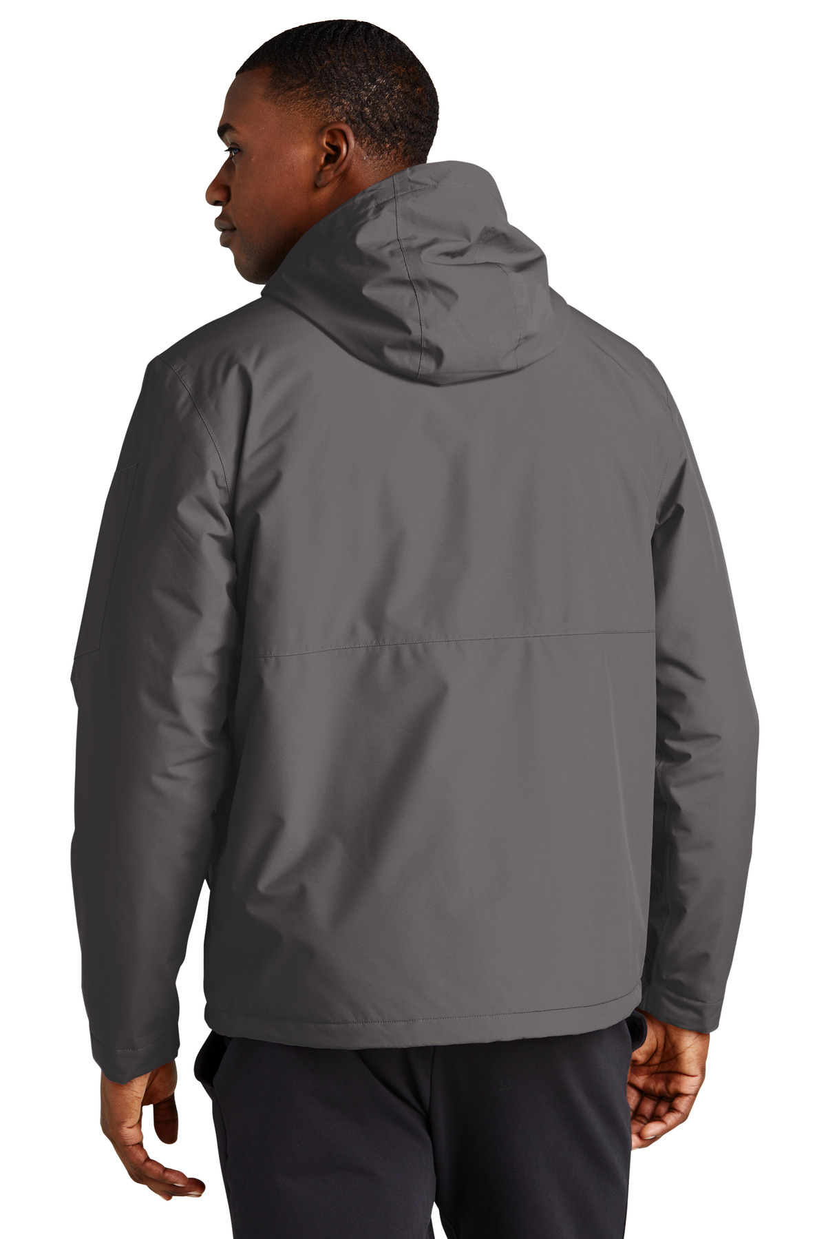 JST56 Sport-Tek Waterproof Insulated Jacket - Back Image
