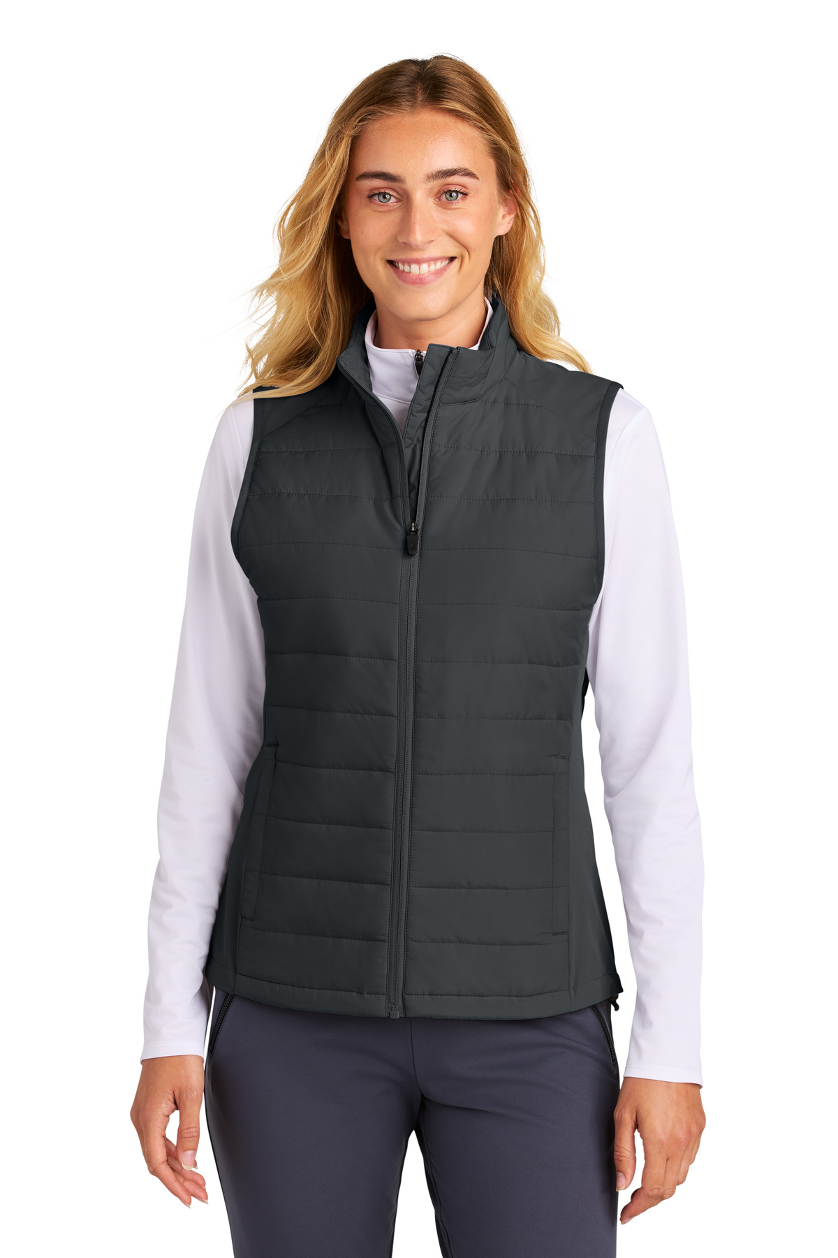 LST941 Sport-Tek Womens Teknical Hybrid Vest