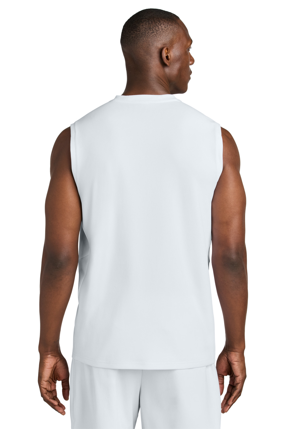 ST441 Sport-Tek Club Sleeveless V-Neck - Back Image
