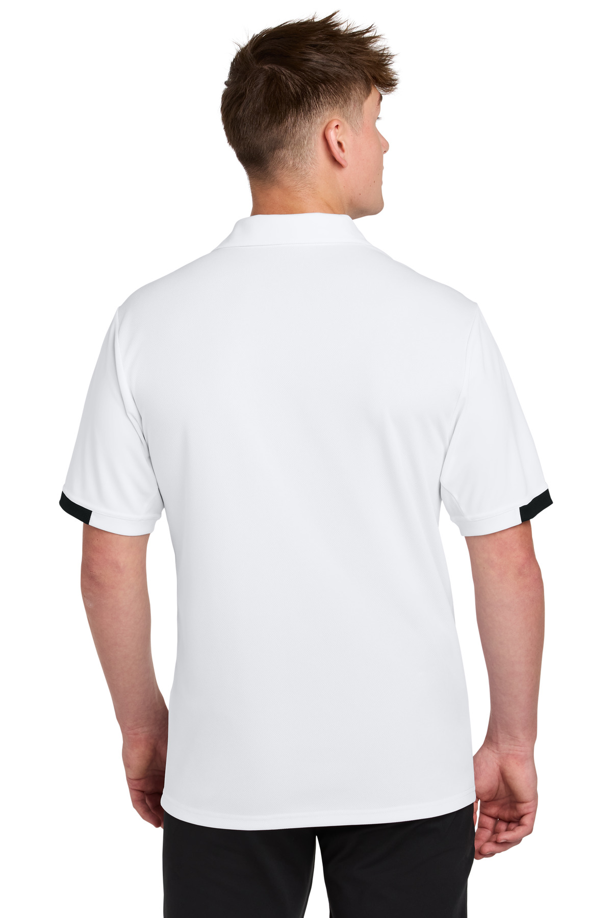 ST444 Sport-Tek Club Colorblock Polo - Back Image