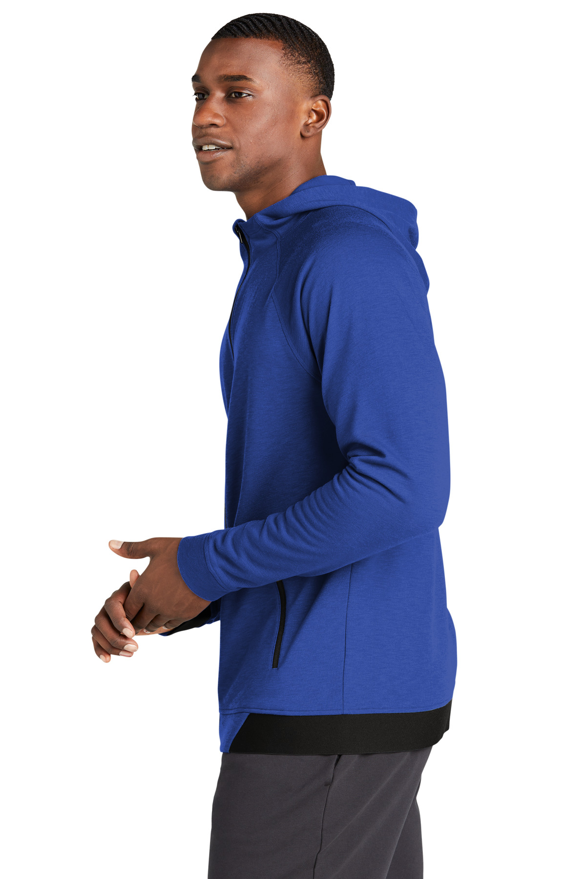 ST570 Sport-Tek PosiCharge Strive Hooded Full-Zip - Siide Image