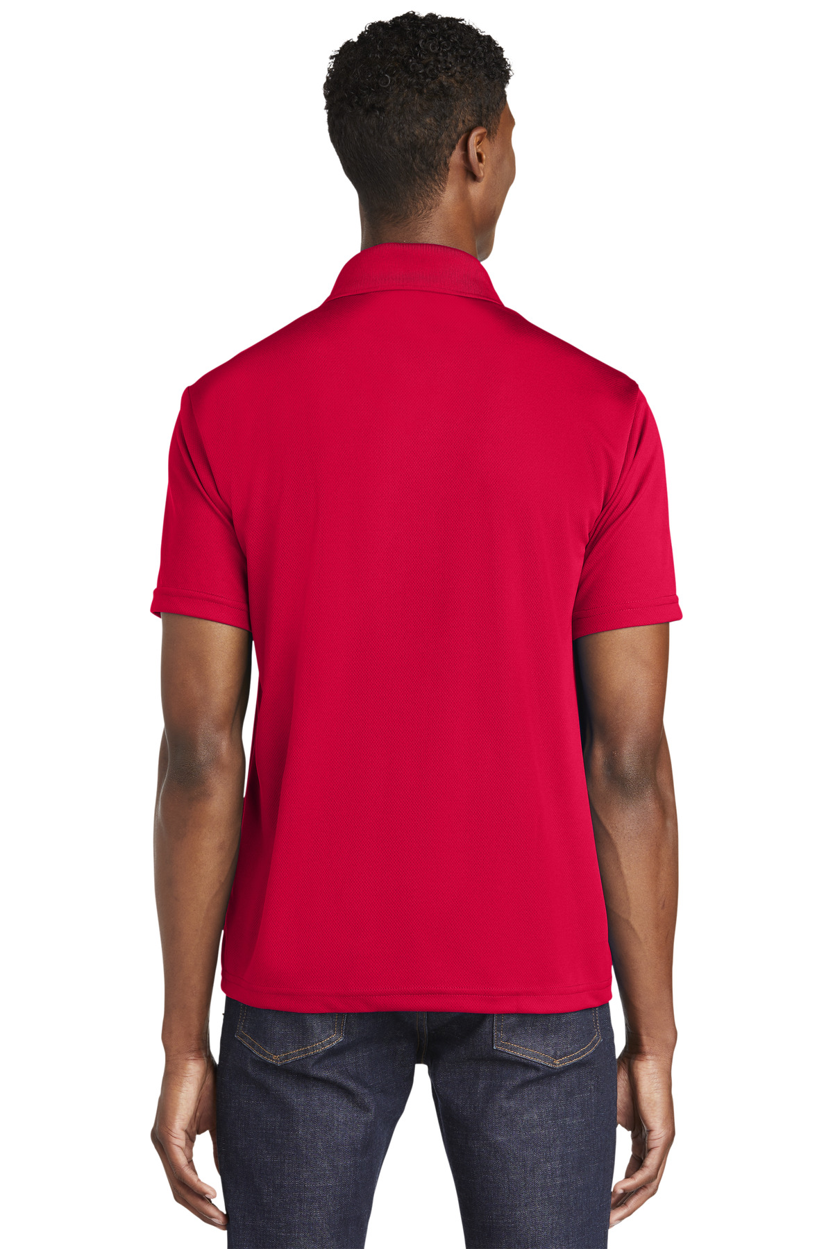 ST640 Sport-Tek PosiCharge RacerMesh Polo Shirt - Back Image