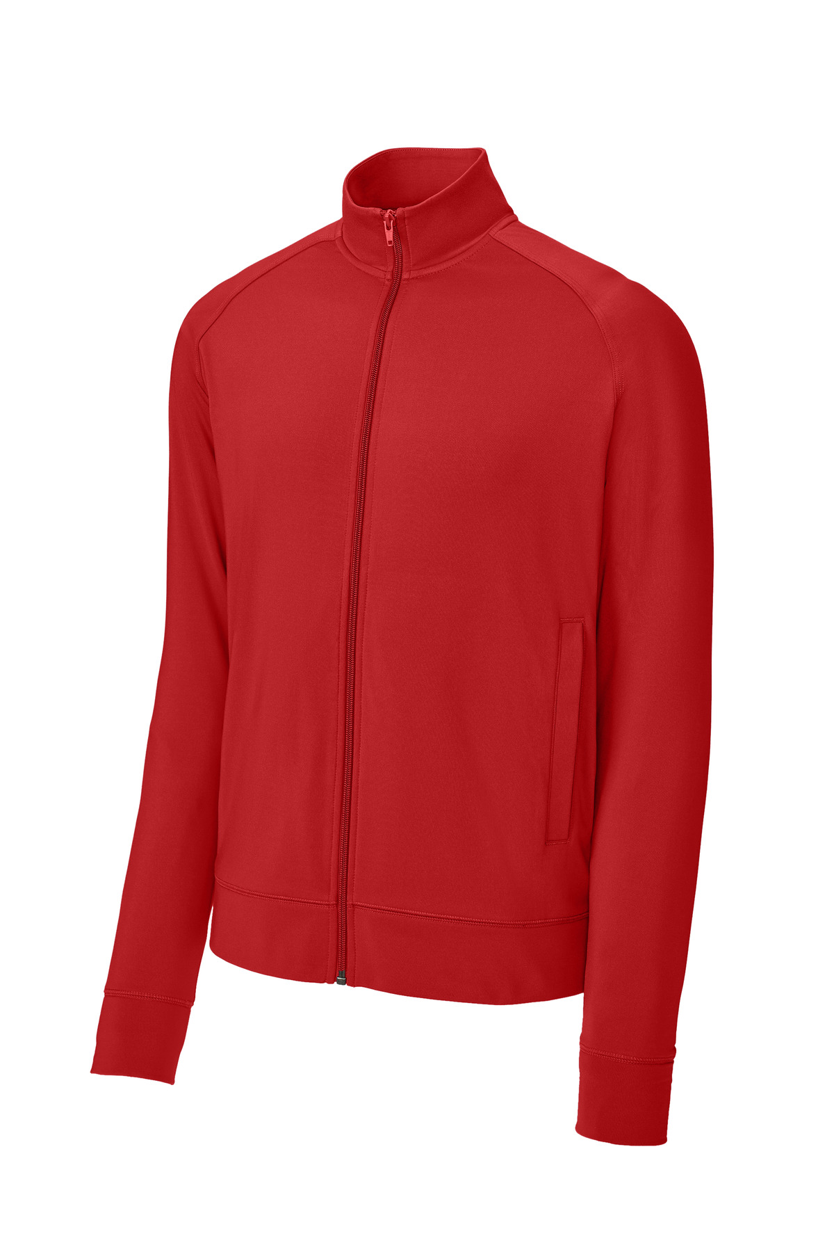ST857 Sport-Tek Sport-Wick Stretch Full-Zip Cadet Jacket