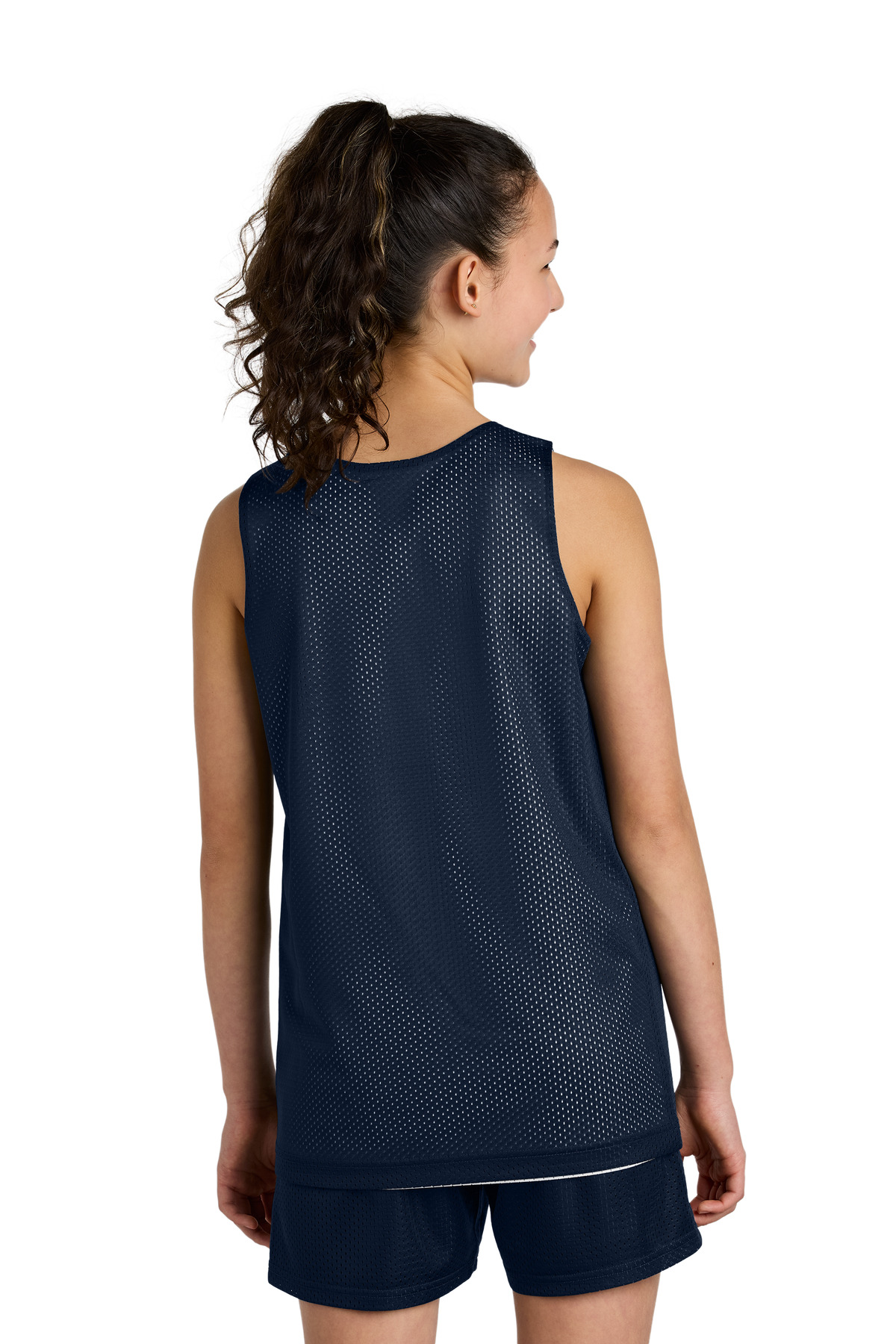 YST5000 Sport-Tek Youth PosiCharge Reversible Mesh Tank - Back Image