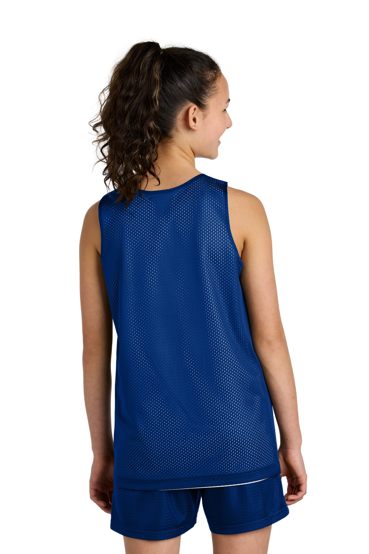 YST5000 Sport-Tek Youth PosiCharge Reversible Mesh Tank - Back Image