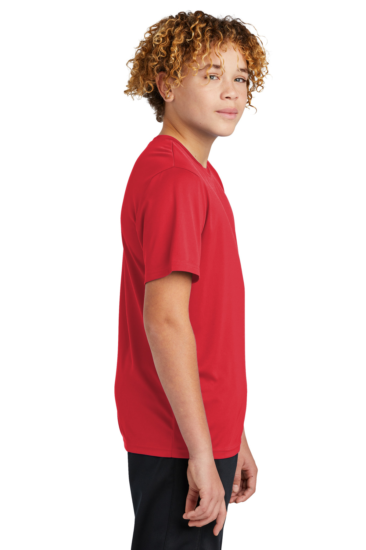 YST720 Sport-Tek Youth PosiCharge Re-Compete Tee - Siide Image