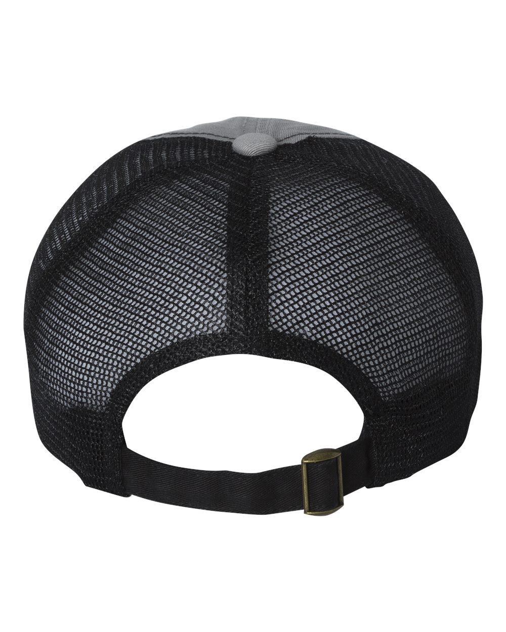 3100 Sportsman Contrast-Stitch Mesh-Back Cap - Back Image