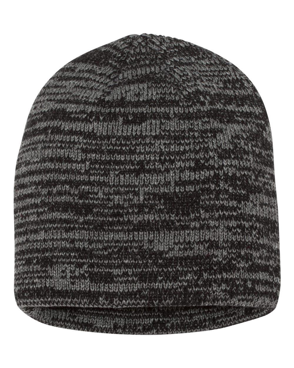 SP03 Sportsman 8" Marled Knit Beanie - Back Image