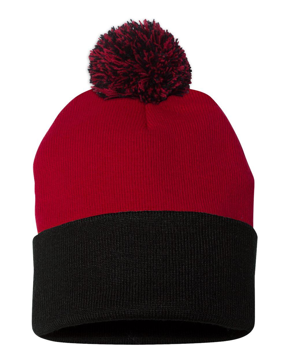 SP15 Sportsman Pom-Pom 12" Knit Beanie - Back Image