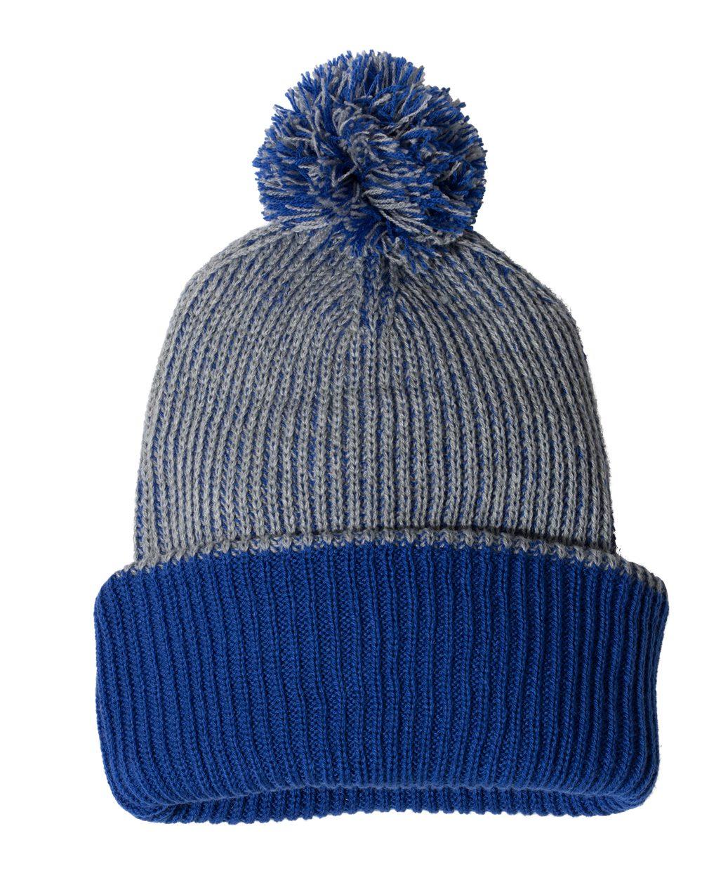 SP70 Sportsman 12" Knit Speckled Pom-Pom Beanie