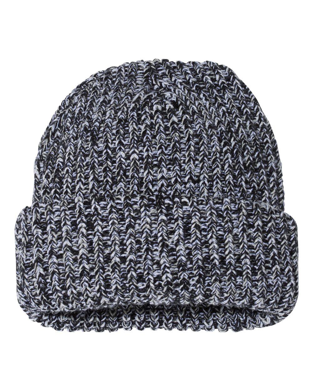 SP90 Sportsman 12" Chunky Knit Cuffed Beanie SP90 Sportsman 12" Chunky Knit Cuffed Beanie - Back Image