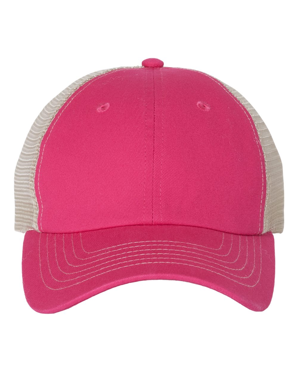 3100 Sportsman Contrast-Stitch Mesh-Back Cap