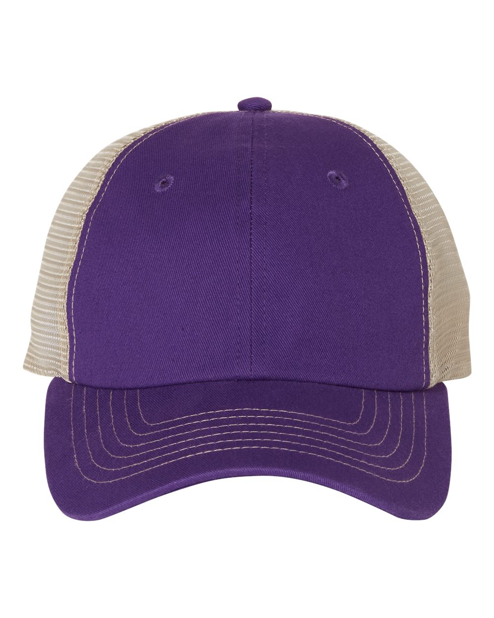 3100 Sportsman Contrast-Stitch Mesh-Back Cap