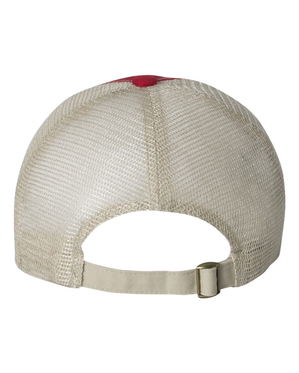 3100 Sportsman Contrast-Stitch Mesh-Back Cap - Back Image
