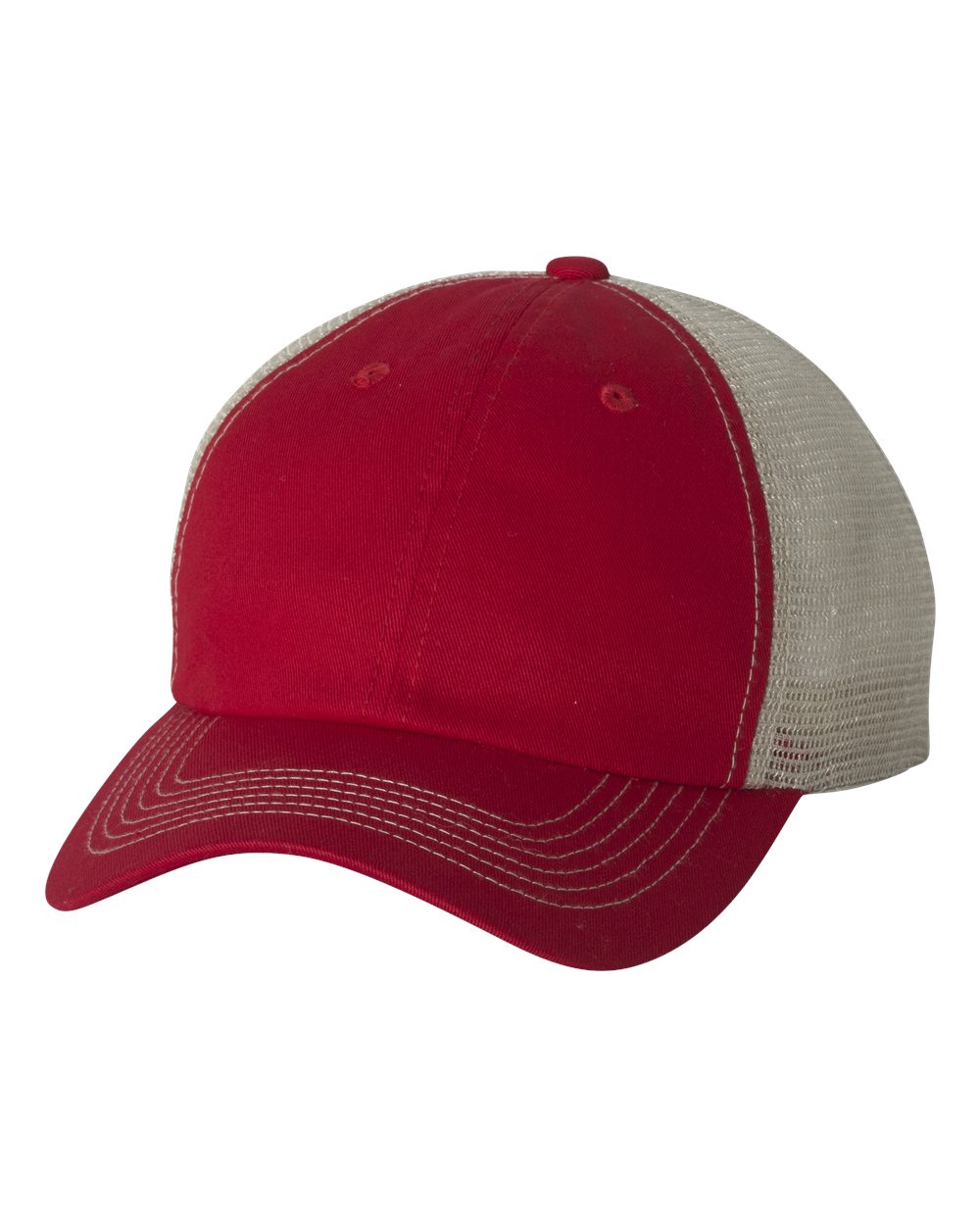 3100 Sportsman Contrast-Stitch Mesh-Back Cap