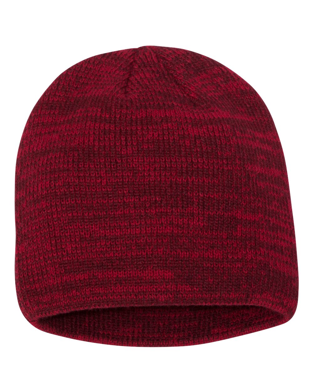 SP03 Sportsman 8" Marled Knit Beanie - Back Image