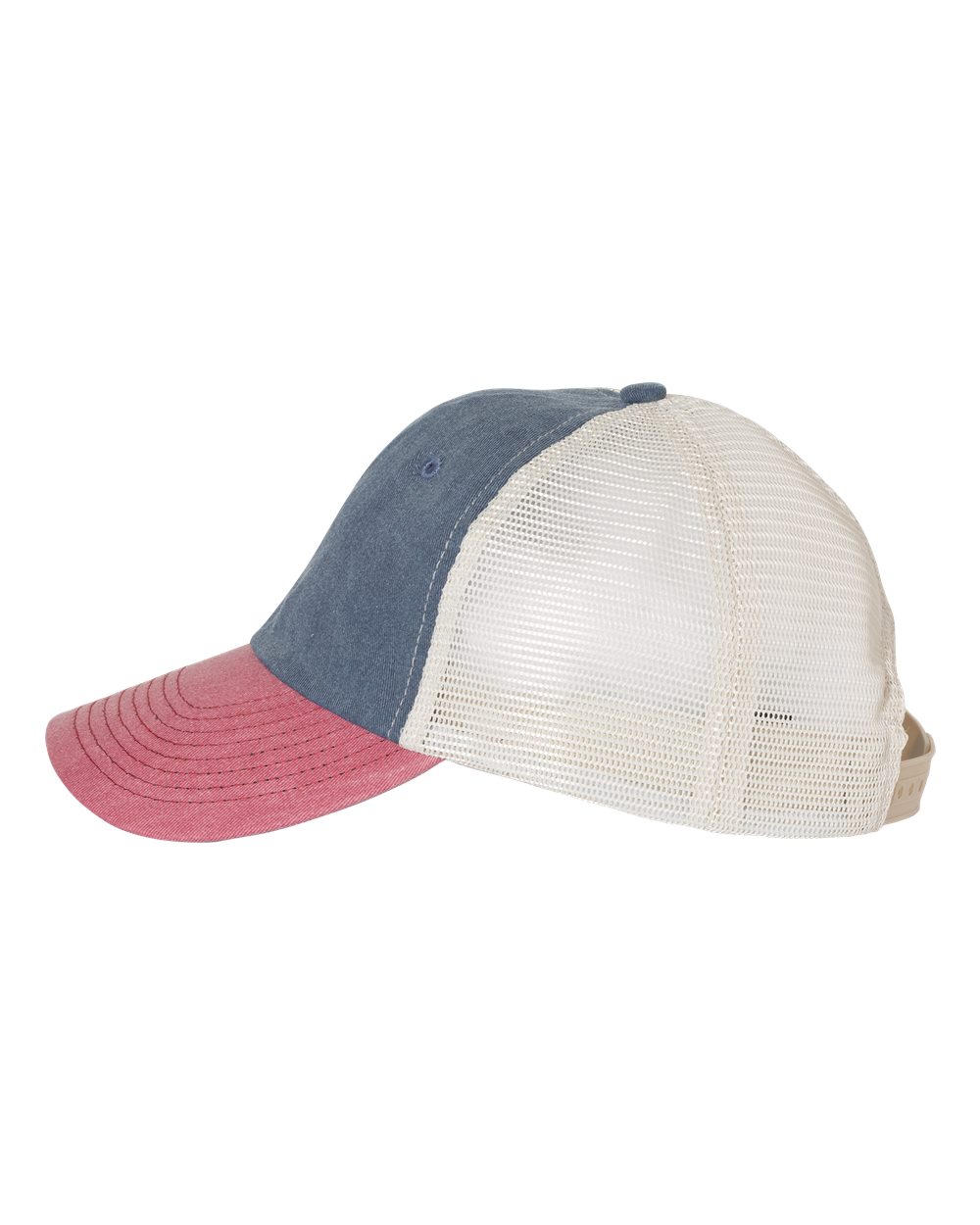 SP510 Sportsman Pigment-Dyed Trucker Cap - Siide Image