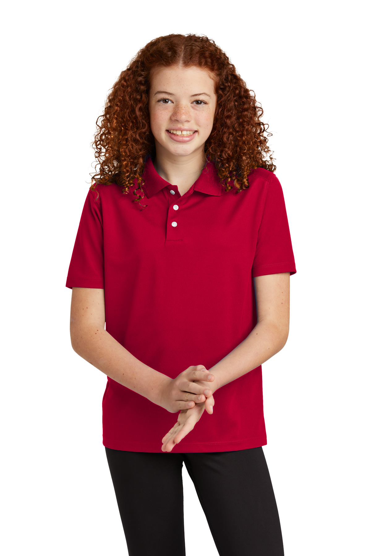 YST740 Sport-Tek Youth UV Micropique Polo