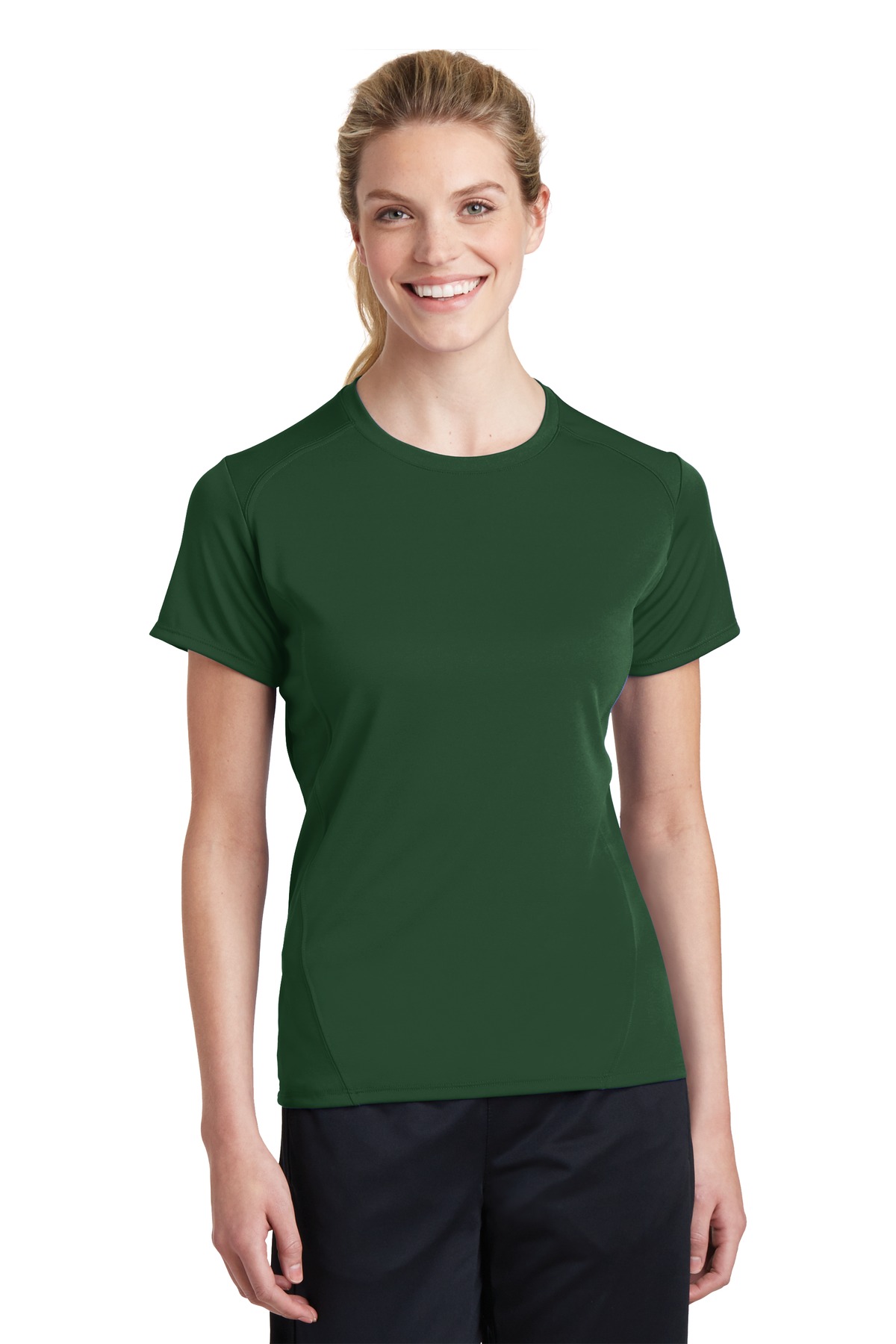 L473 Sport-Tek  Ladies Dry Zone Raglan Accent T-Shirt
