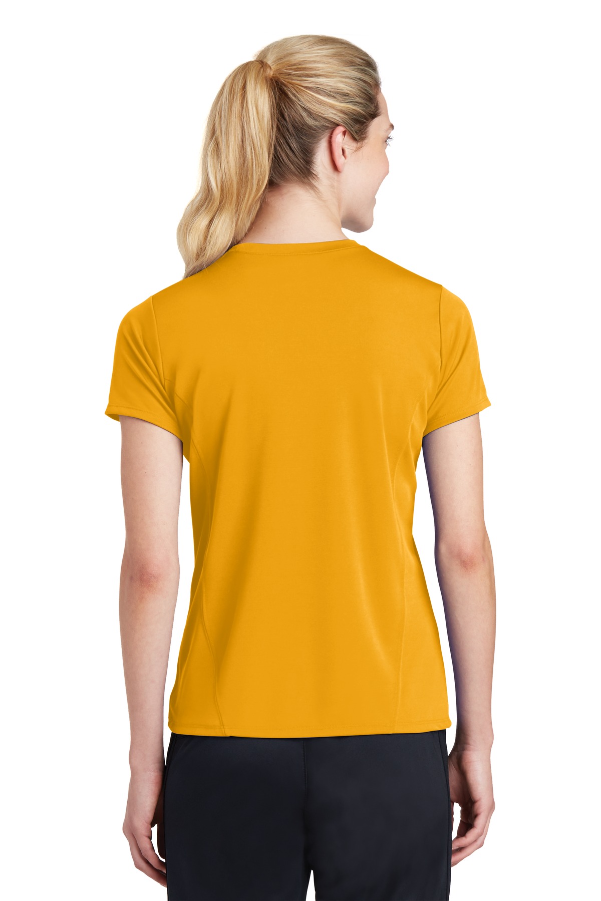 L473 Sport-Tek Ladies Dry Zone Raglan Accent T-Shirt L473 Sport-Tek Ladies Dry Zone Raglan Accent T-Shirt - Back Image