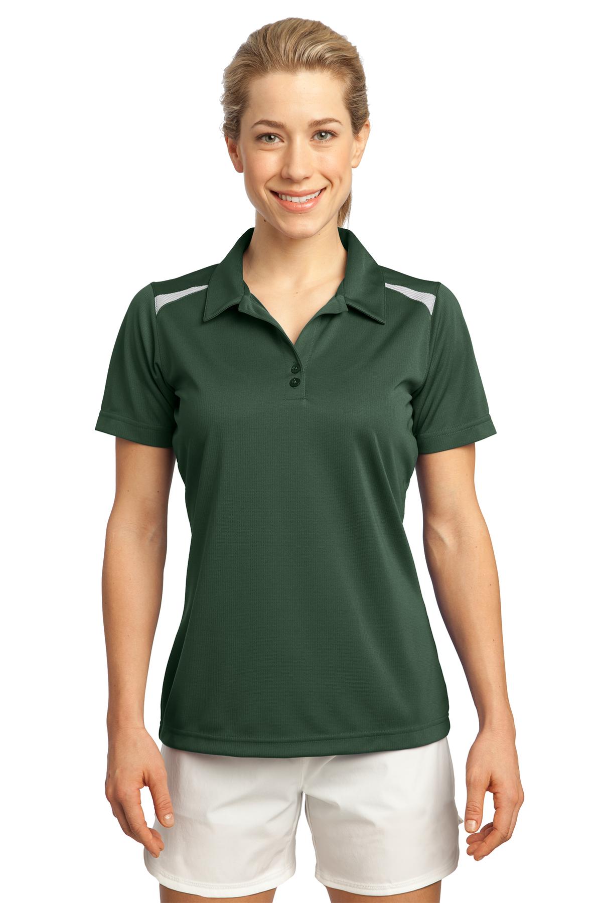 LST670 Sport-Tek Ladies Vector Sport-Wick Polo LST670 Sport-Tek Ladies Vector Sport-Wick Polo