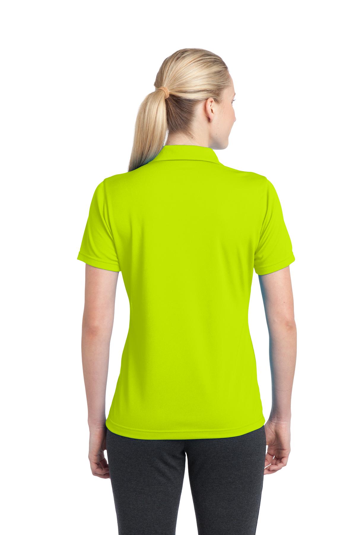 LST680 Sport-Tek Ladies PosiCharge Micro-Mesh Polo. - Back Image