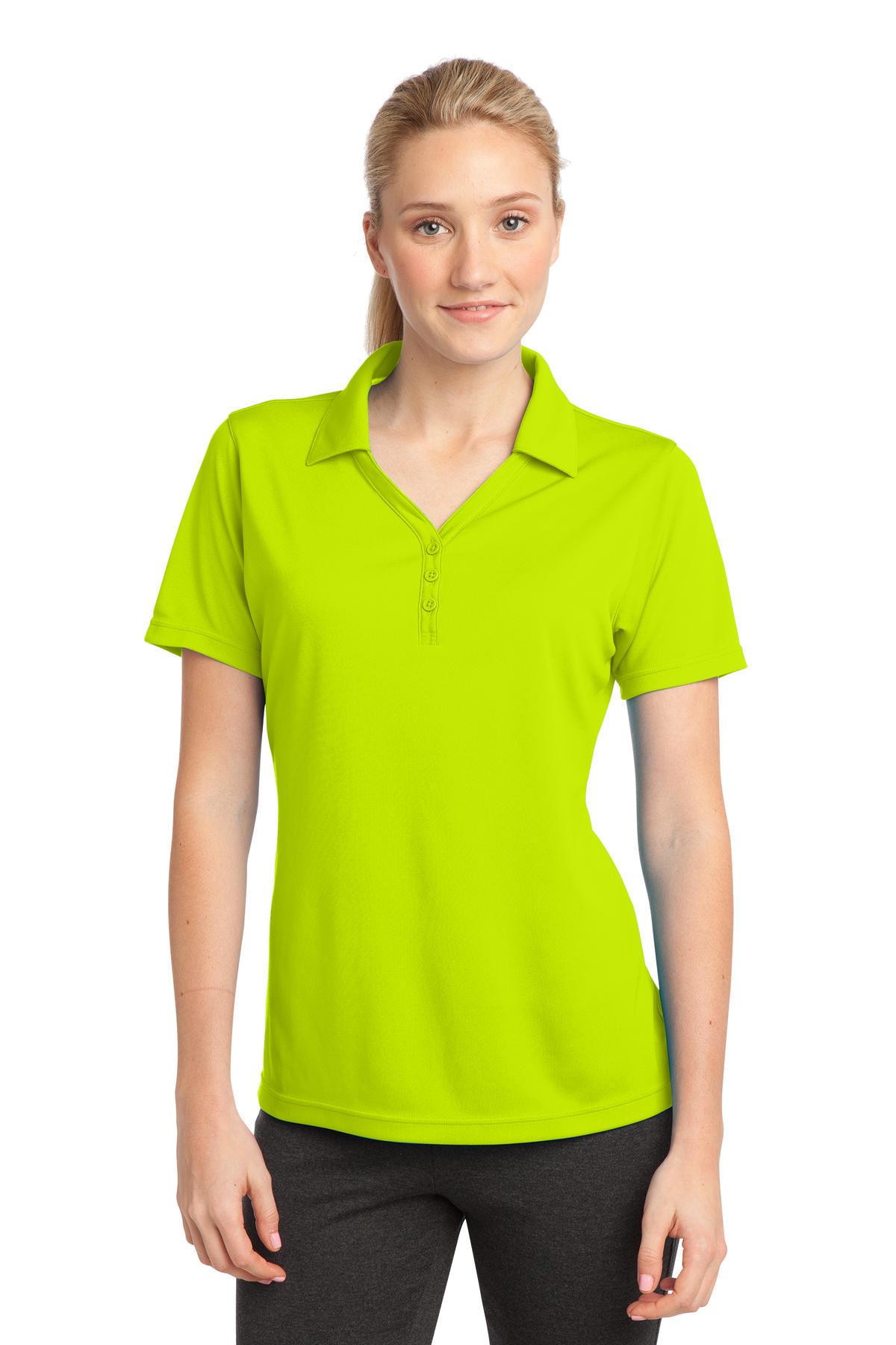 LST680 Sport-Tek Ladies PosiCharge Micro-Mesh Polo.