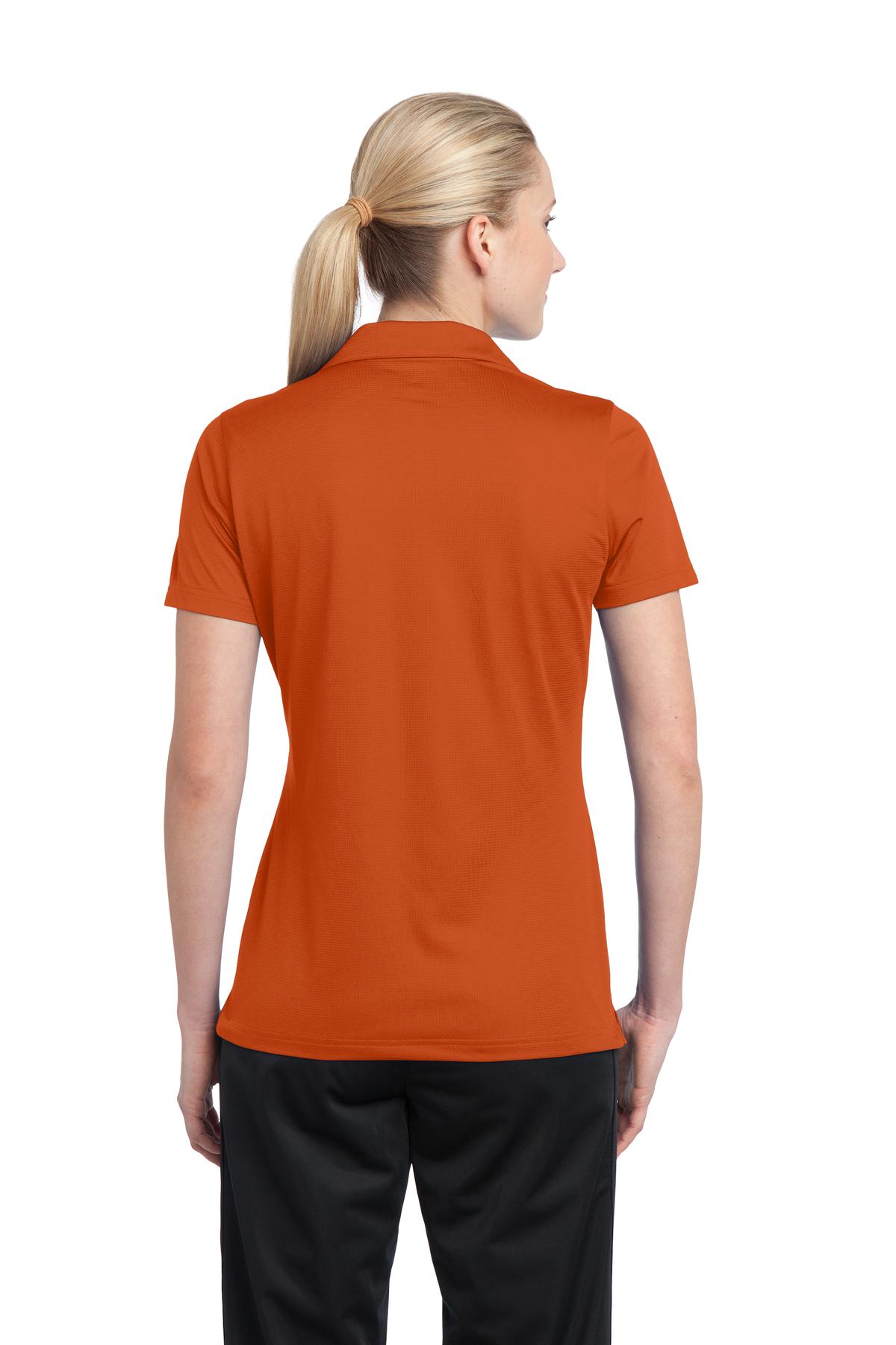 LST690 Sport-Tek Ladies PosiCharge Active Textured Polo - Back Image