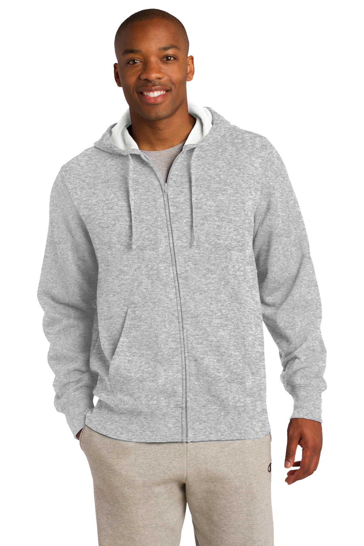 ST258 Sport-Tek Full-Zip Hooded Sweatshirt.