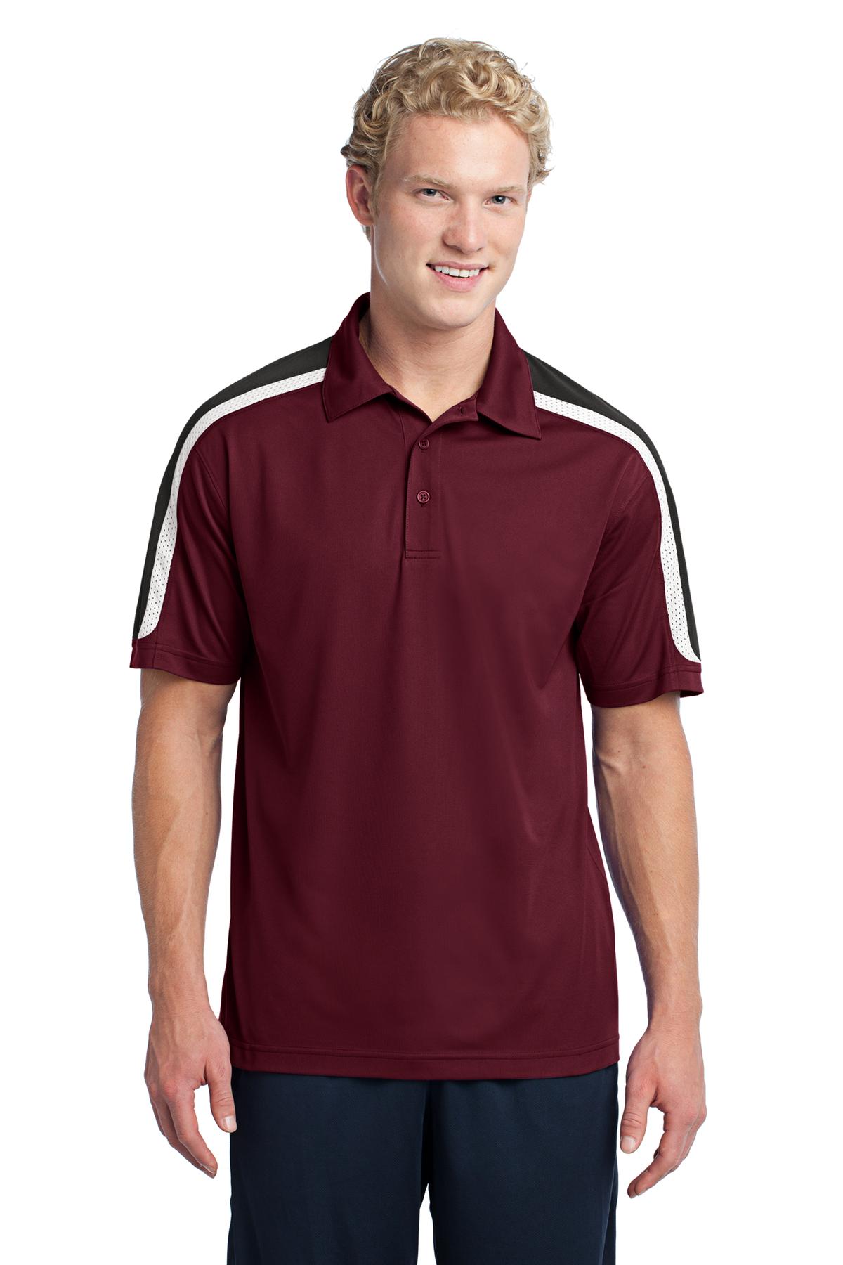 ST658 Sport-Tek Tricolor Shoulder Micropique Sport-Wick Polo. ST658 Sport-Tek Tricolor Shoulder Micropique Sport-Wick Polo.