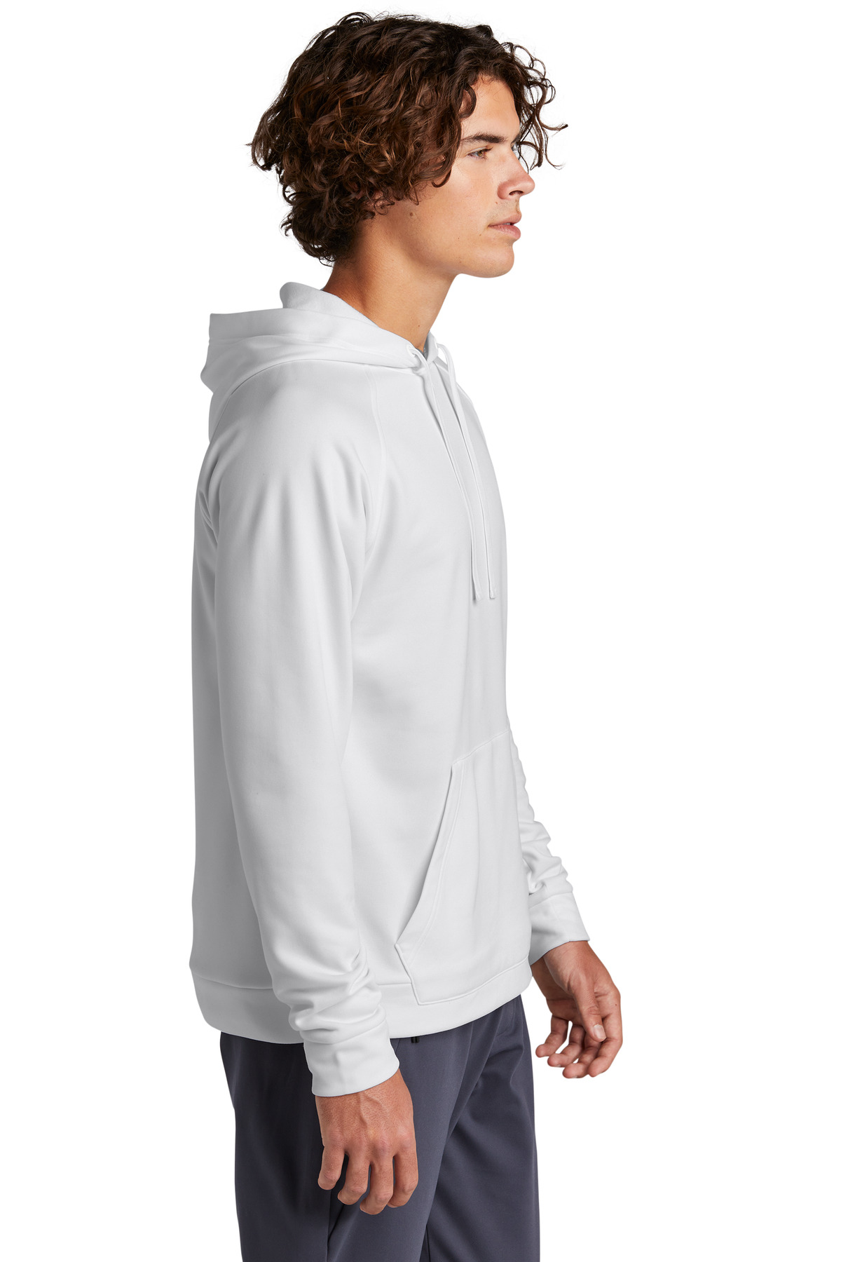 ST730 Sport-Tek  Re-Compete Fleece Pullover Hoodie - Siide Image