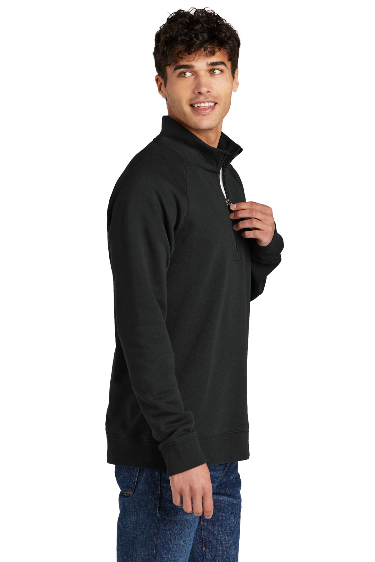 STF202 Sport-Tek  Drive Fleece 1/4-Zip Pullover - Siide Image