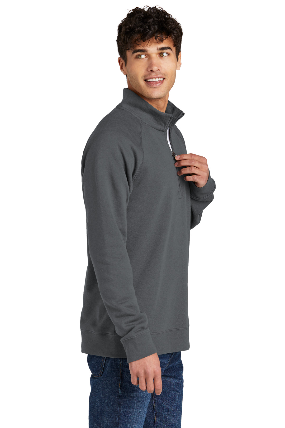 STF202 Sport-Tek  Drive Fleece 1/4-Zip Pullover - Siide Image