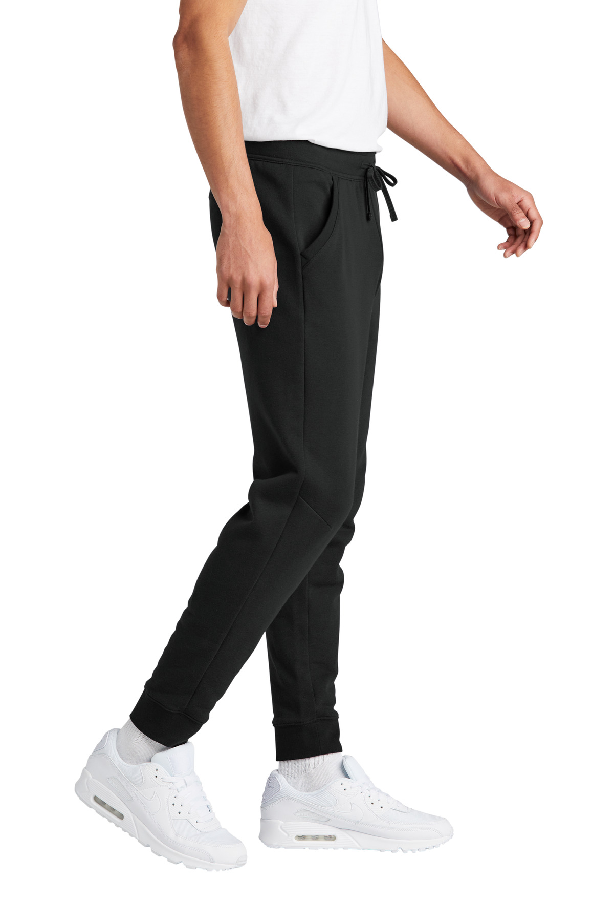 STF204 Sport-Tek  Drive Fleece Jogger - Siide Image