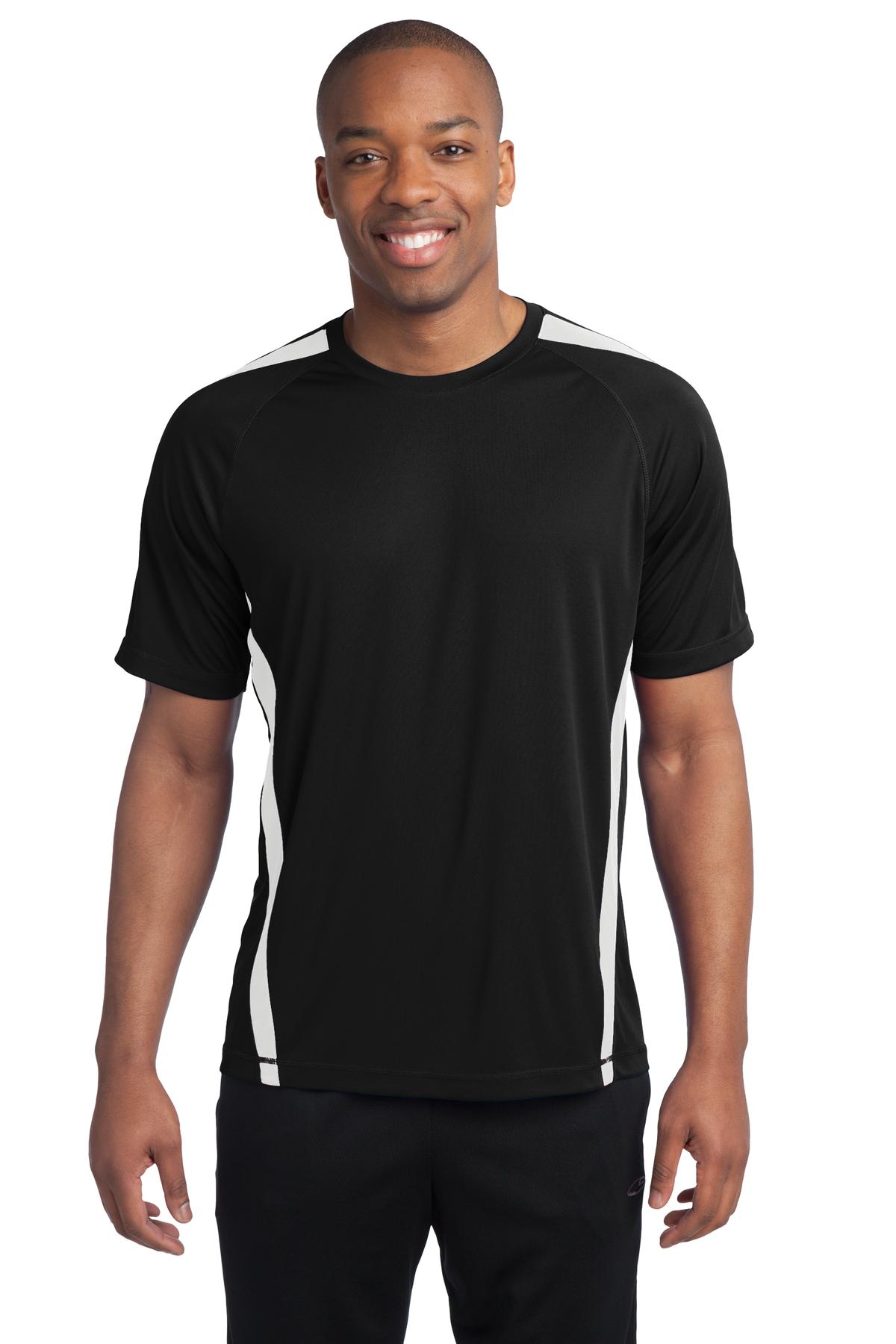 TST351 Sport-Tek  Tall Colorblock PosiCharge Competitor Tee.