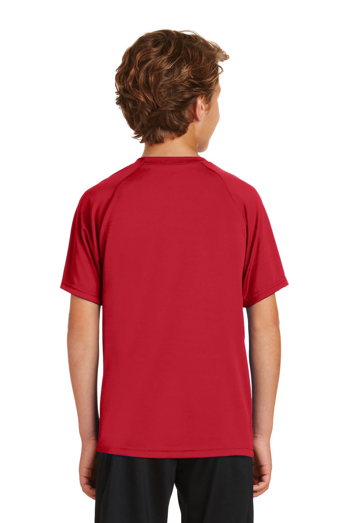 Y473 Sport-Tek Youth Dry Zone Raglan T-Shirt. Y473 Sport-Tek Youth Dry Zone Raglan T-Shirt. - Back Image