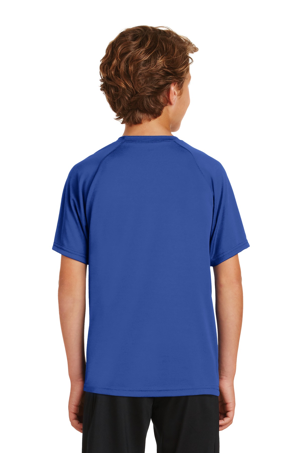 Y473 Sport-Tek  Youth Dry Zone Raglan T-Shirt. - Back Image