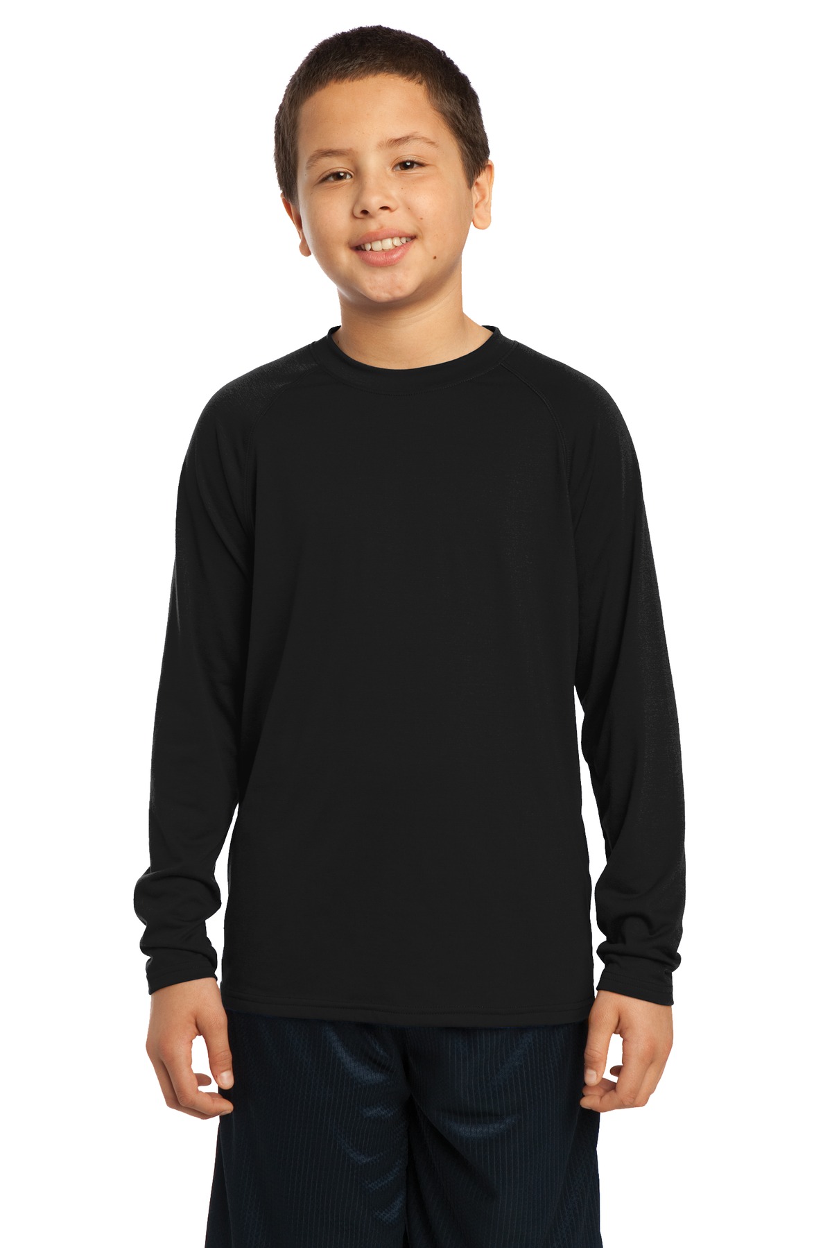 YST700LS Sport-Tek  Youth Long Sleeve Ultimate Performance Crew